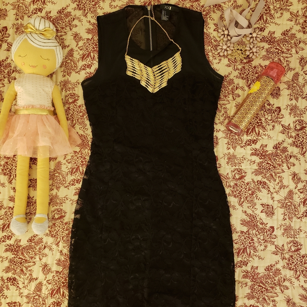 Little Black Lace Dress